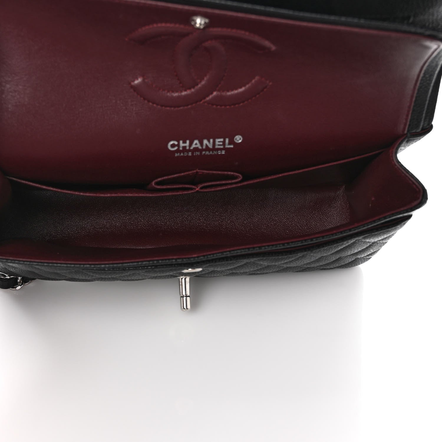 Chanel Caviar Quilted Medium Double Flap Black 5 of 11