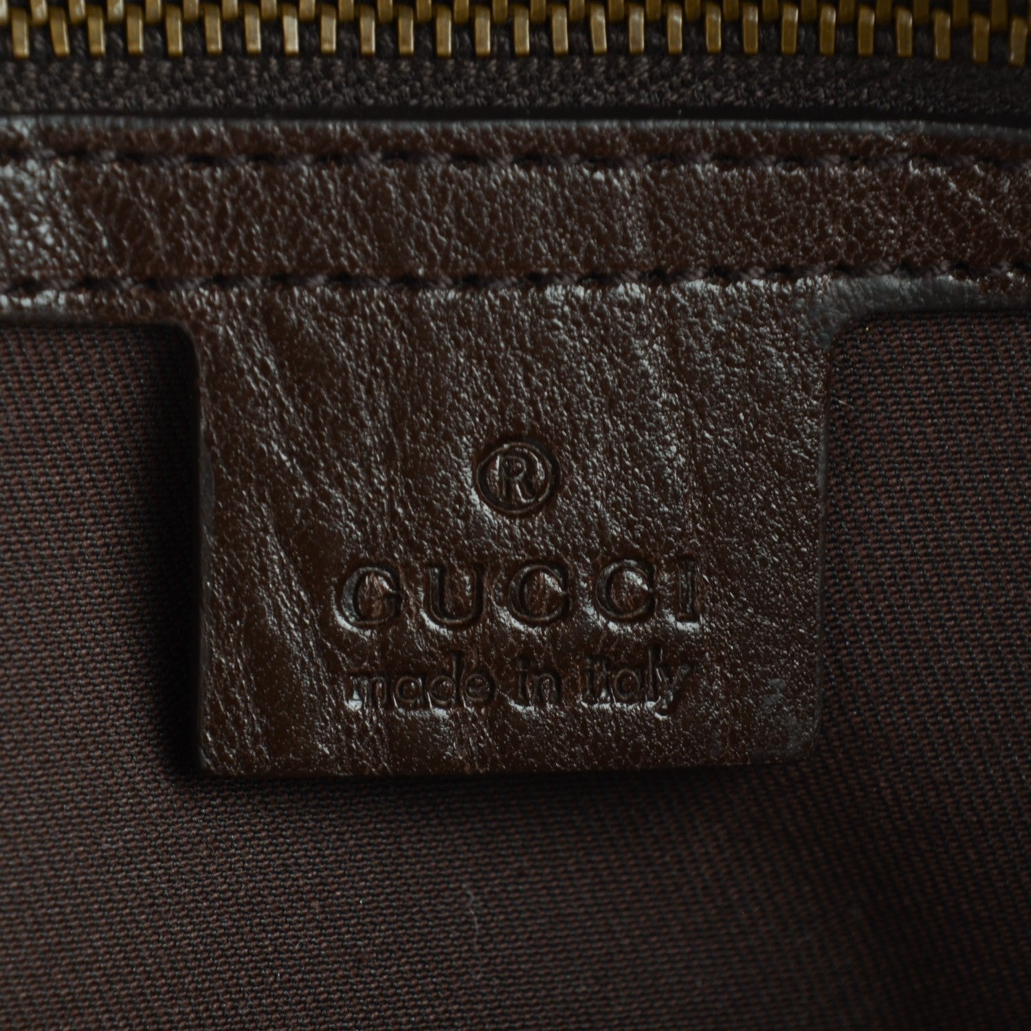 Gucci Monogram Interlocking Medium Boston Dark Brown 6 of 7