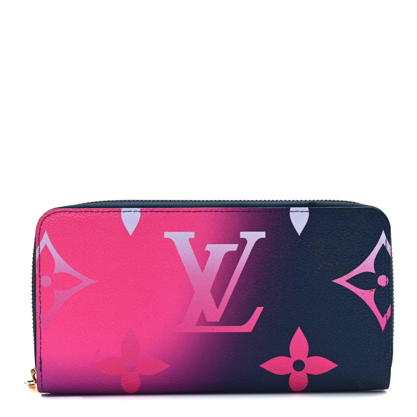 Monogram Giant Spring In The City Zippy Wallet Midnight Fuchsia
