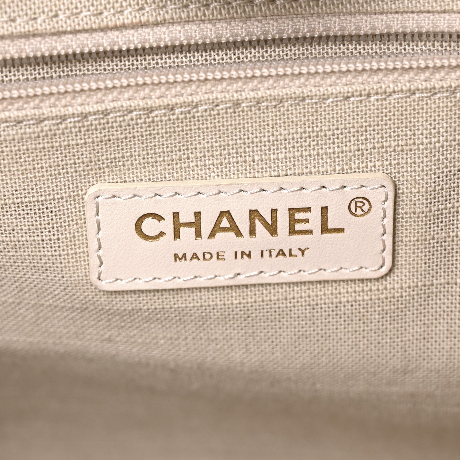 Chanel Mixed Fibers Small Deauville Tote Navy Blue 7 of 12