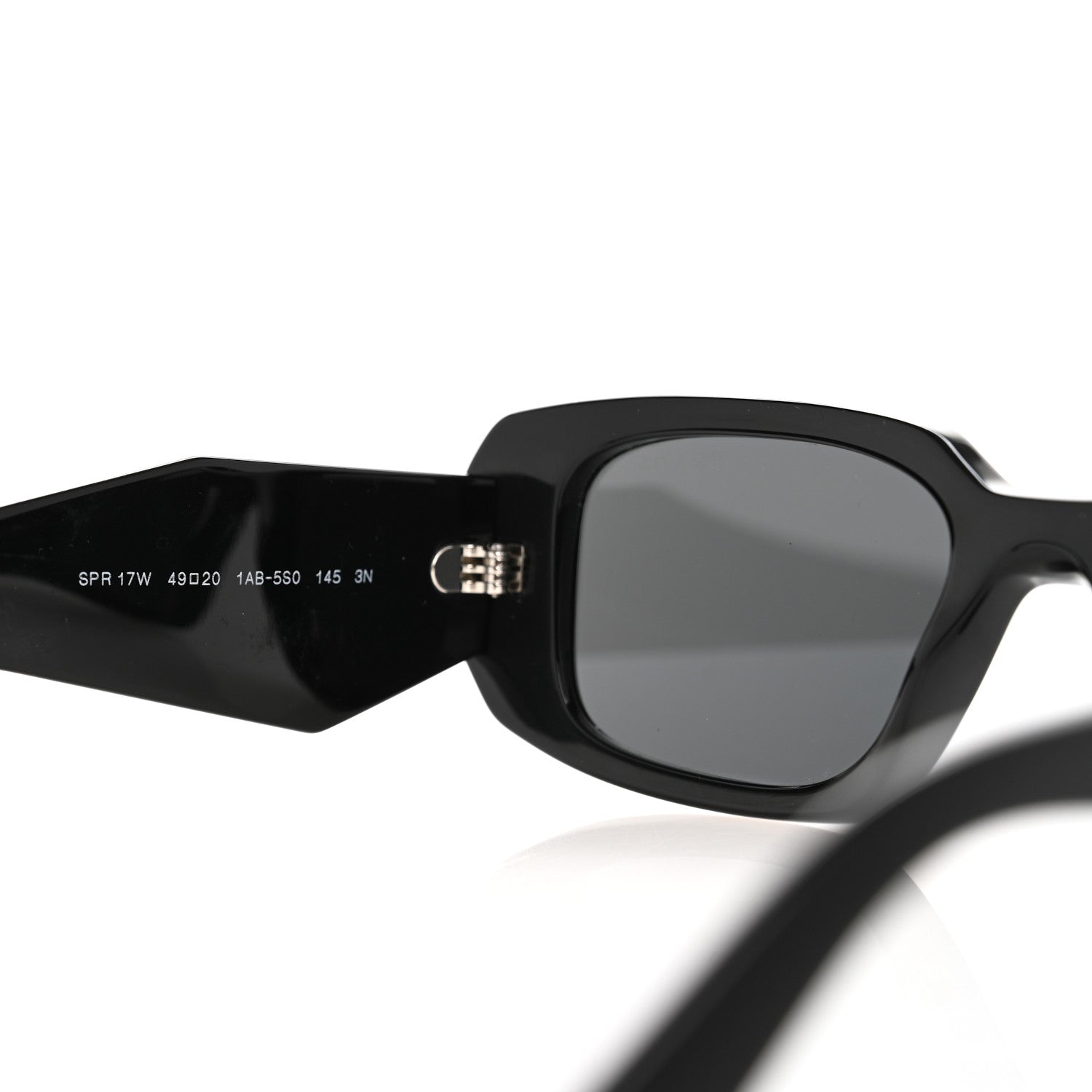 Prada Acetate Symbole Sunglasses SPR 17W Black 6 of 9