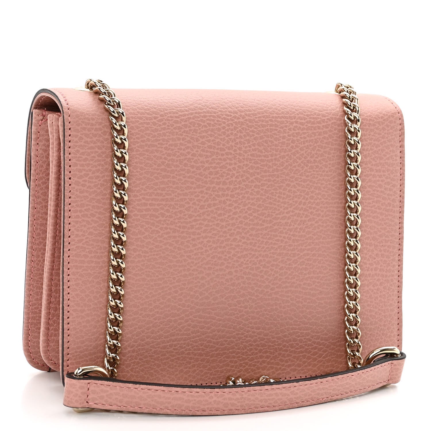 Gucci Dollar Calfskin Small Interlocking G Shoulder Bag Soft Pink 3 of 10