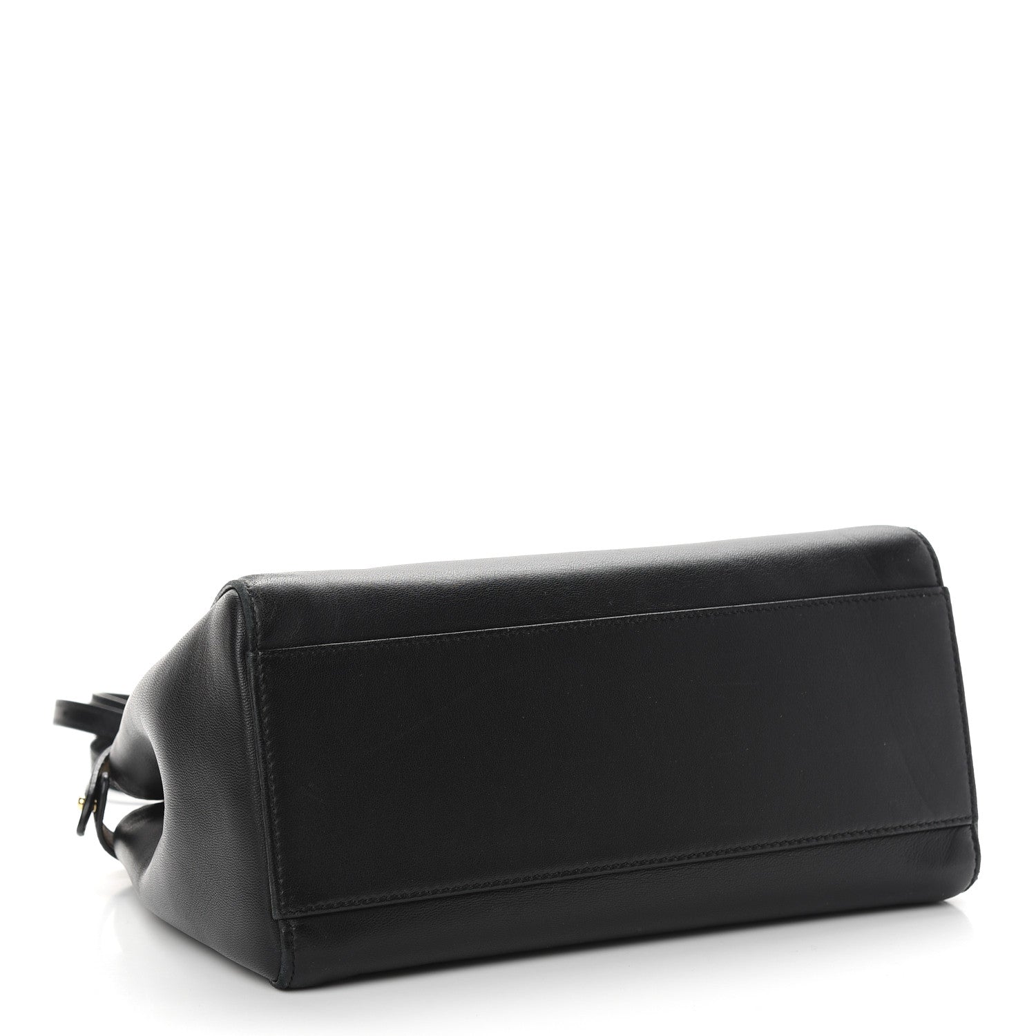 Fendi Nappa Mini Peekaboo Iconic Satchel Black 4 of 10