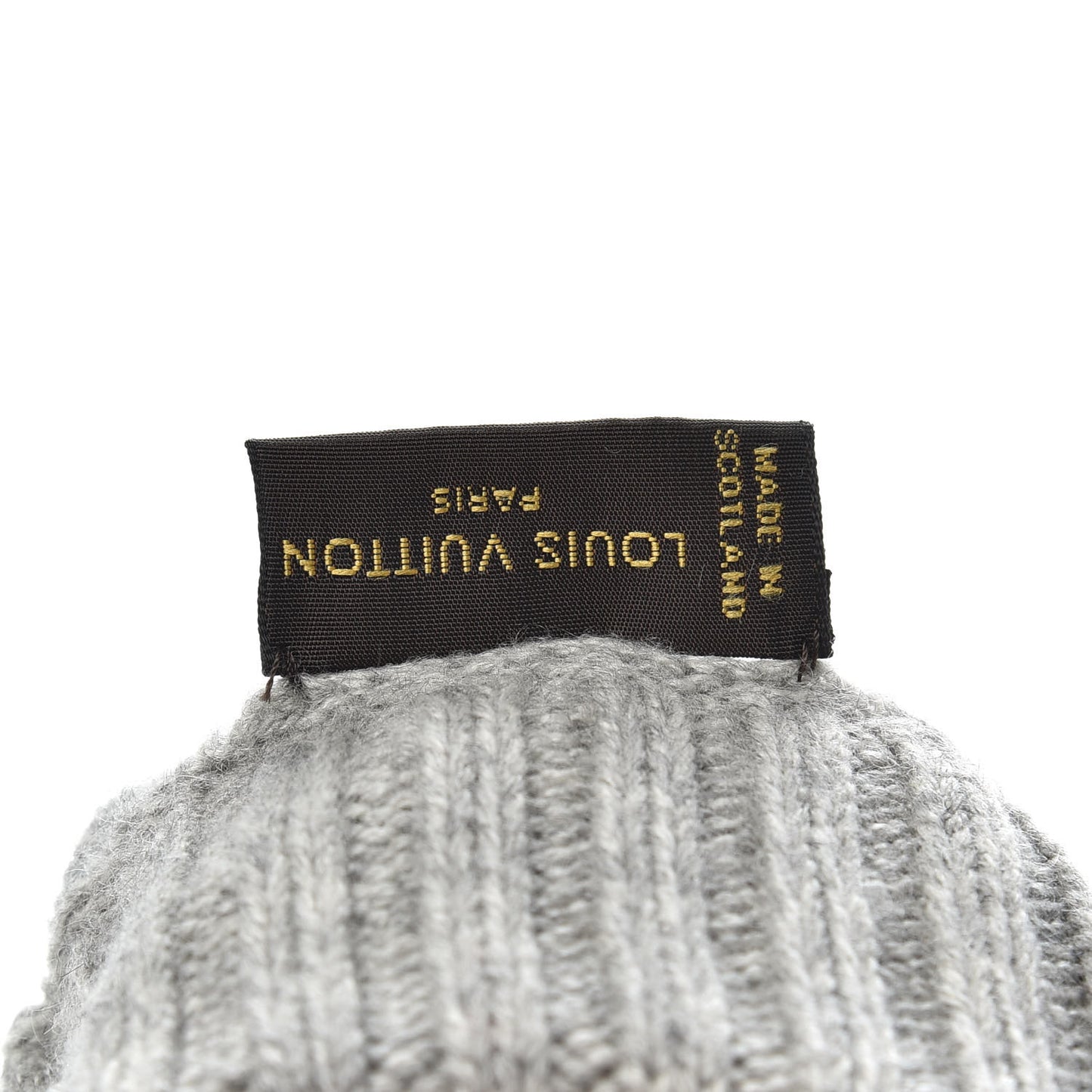 Cashmere Damier Helsinki Gloves Light Grey
