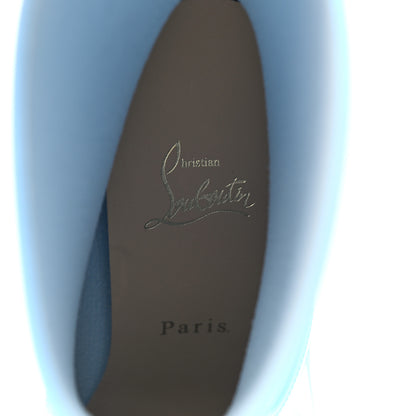 Christian Louboutin PVC Loubirain 70MM Rain Boots 38 Blue 7 of 8