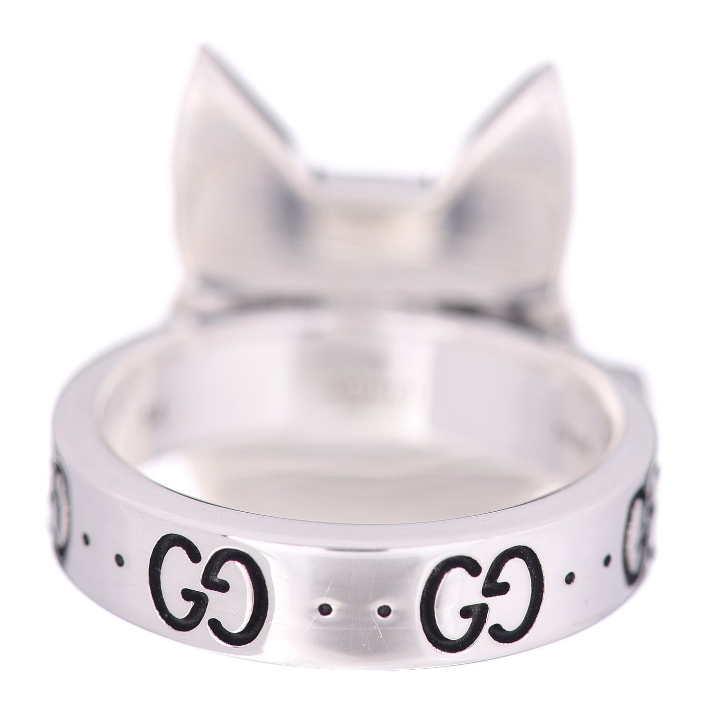 Sterling Silver Enamel Bosco Ring 54 6.75