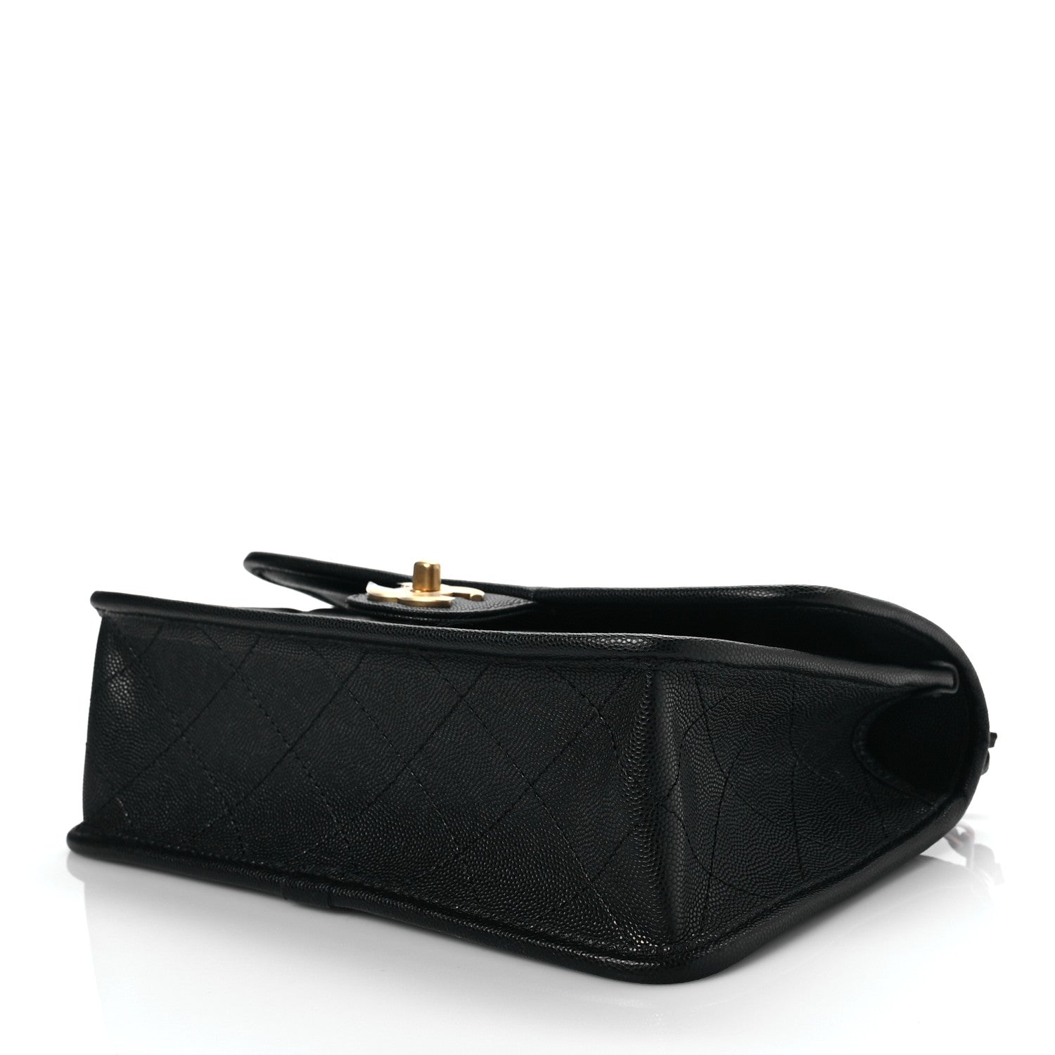 Chanel Caviar Quilted School Memory Small Top Handle Flap Black 8 of 8