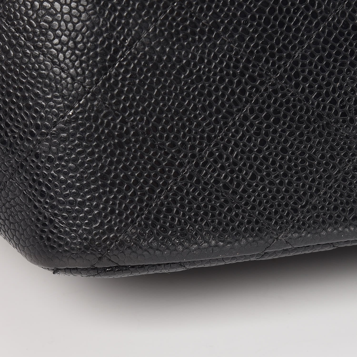 Chanel Caviar Quilted Jumbo Double Flap Black 11 of 13