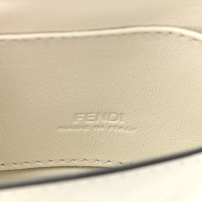 Fendi Nappa Matisse FF Embossed Nano Baguette Charm White 6 of 7