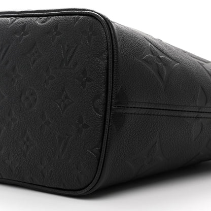 Louis Vuitton Empreinte Monogram Giant Neverfull MM Black 11 of 12