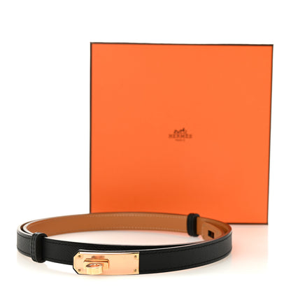Hermes Epsom Kelly Belt Black 6 of 6