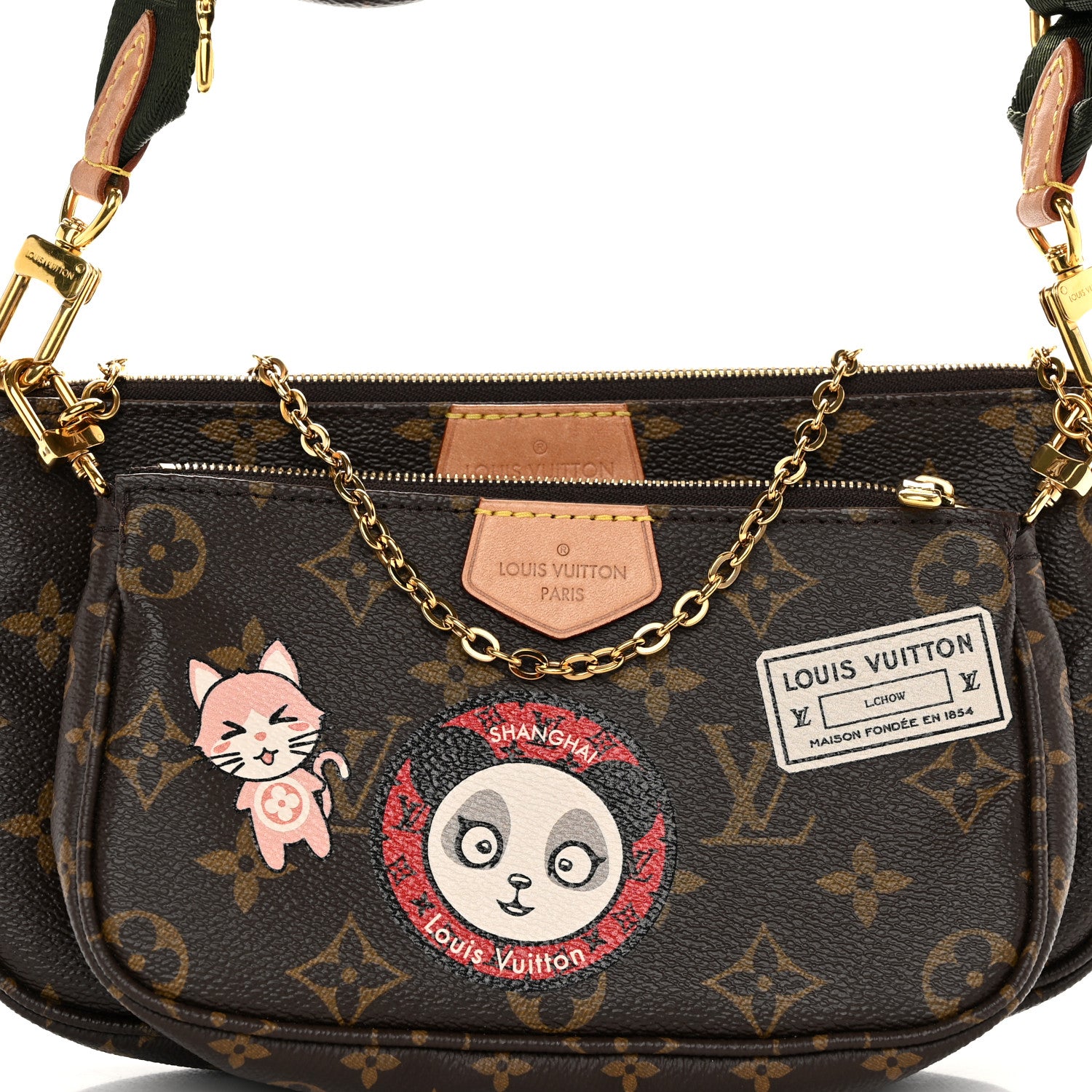 Louis Vuitton Monogram My LV World Tour Multi Pochette Accessories Kaki 8 of 11