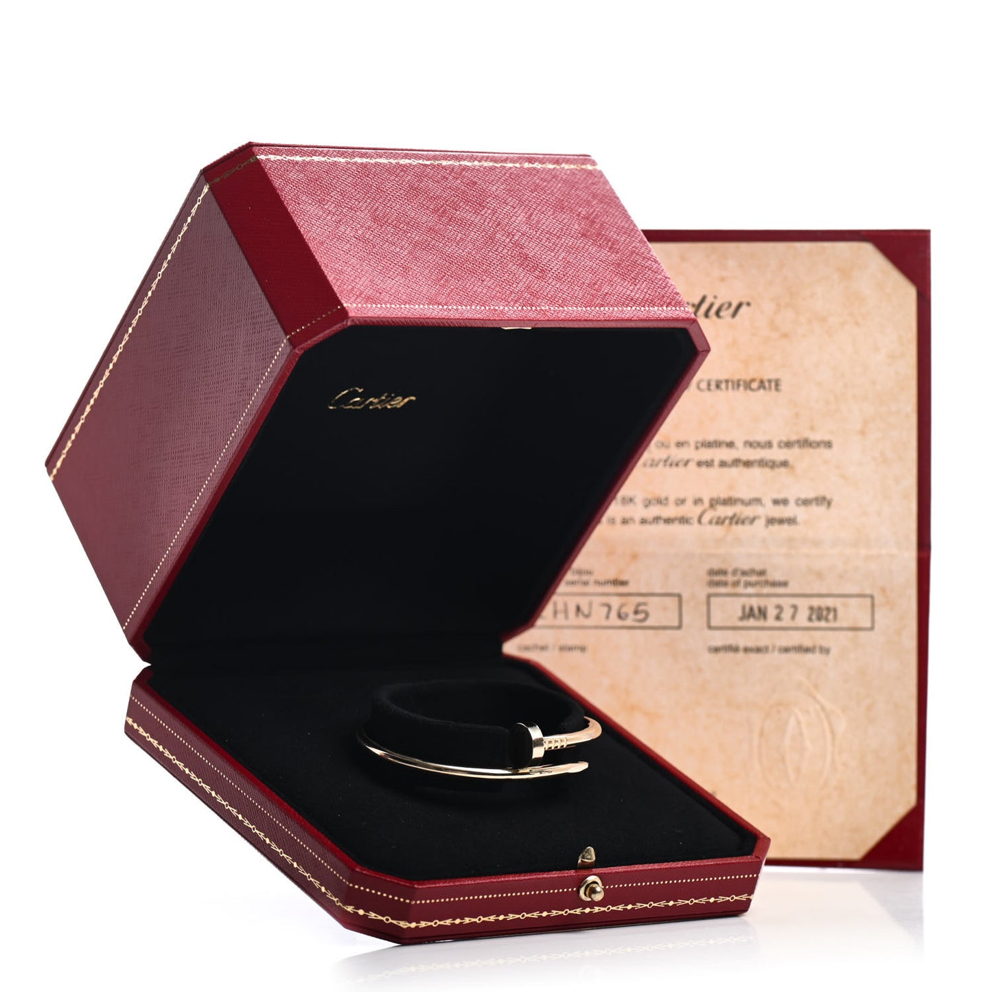 18K Yellow Gold Juste Un Clou Bracelet 16