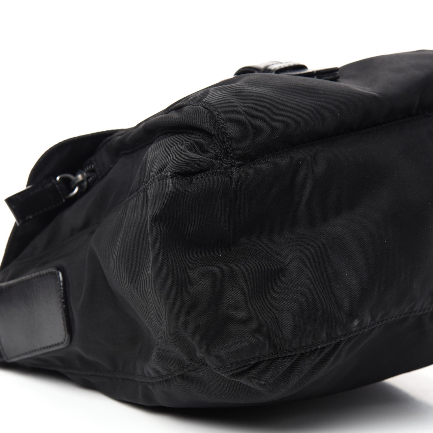 Prada Nylon Vela Messenger Black 7 of 9