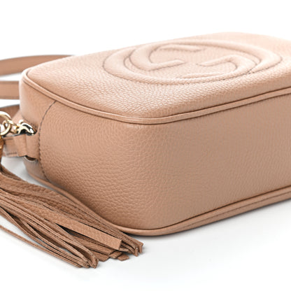 Gucci Pebbled Calfskin Small Soho Disco Bag Rose Beige 8 of 9