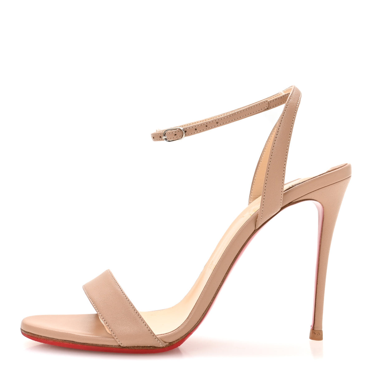 Nappa Loubigirl 100 Sandals 41 Nude