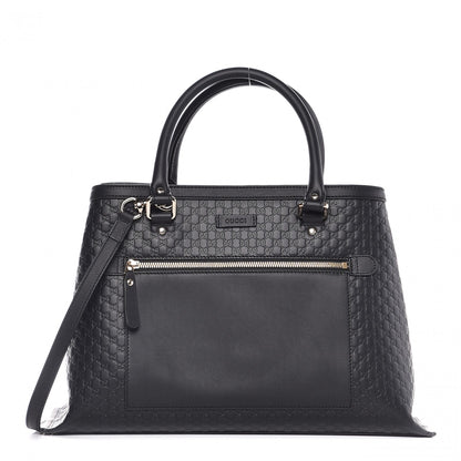 Gucci Soft Microguccissima Medium Tote Black 1 of 12