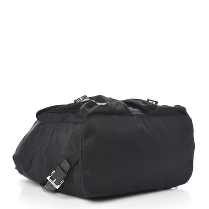Prada Tessuto Nylon Vela Saffiano Large Backpack Black 4 of 11