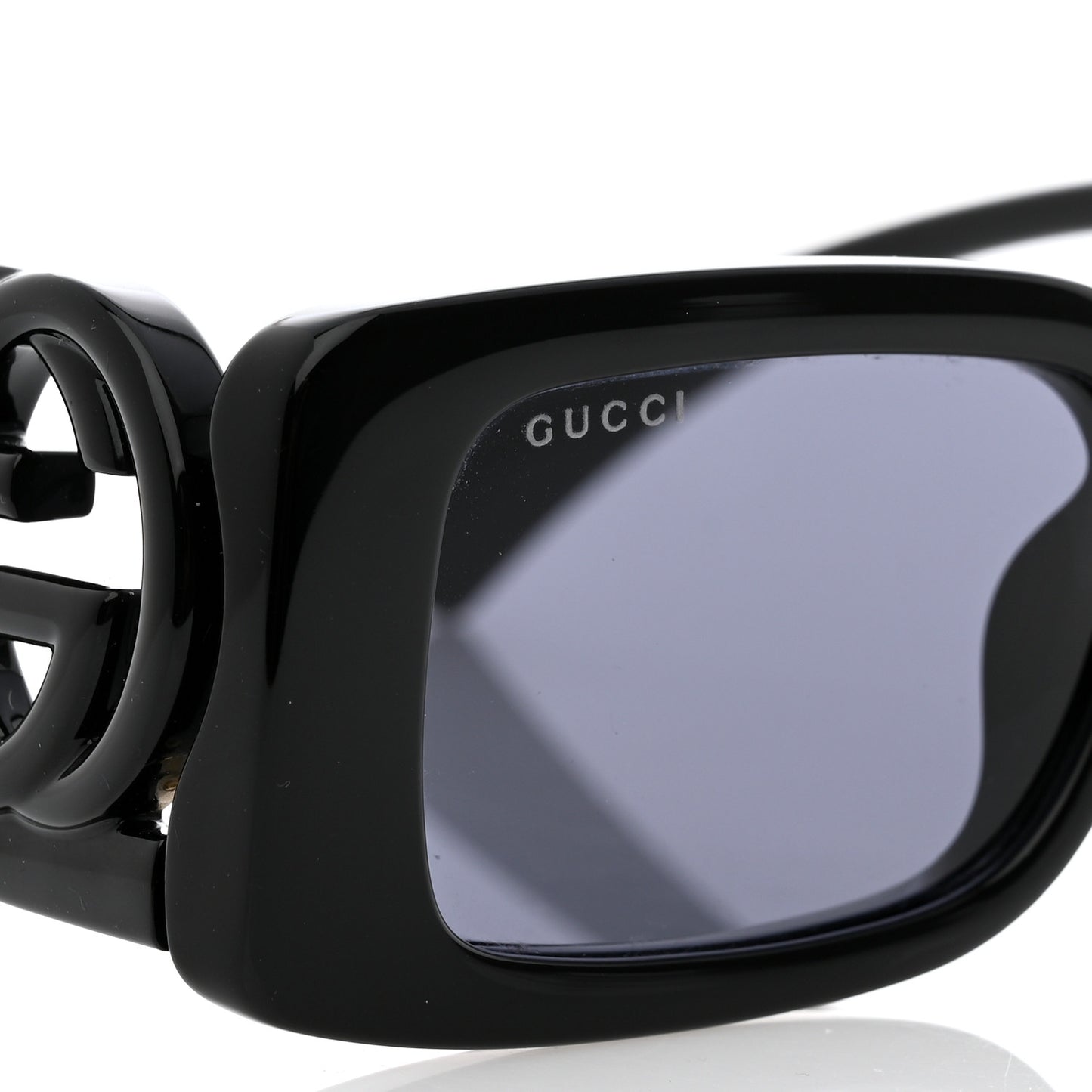 Acetate Chaise Rectangler Frame Sunglasses GG1325S Black