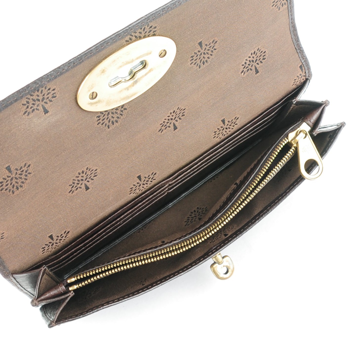 Grainy Bayswater Wallet Chocolate