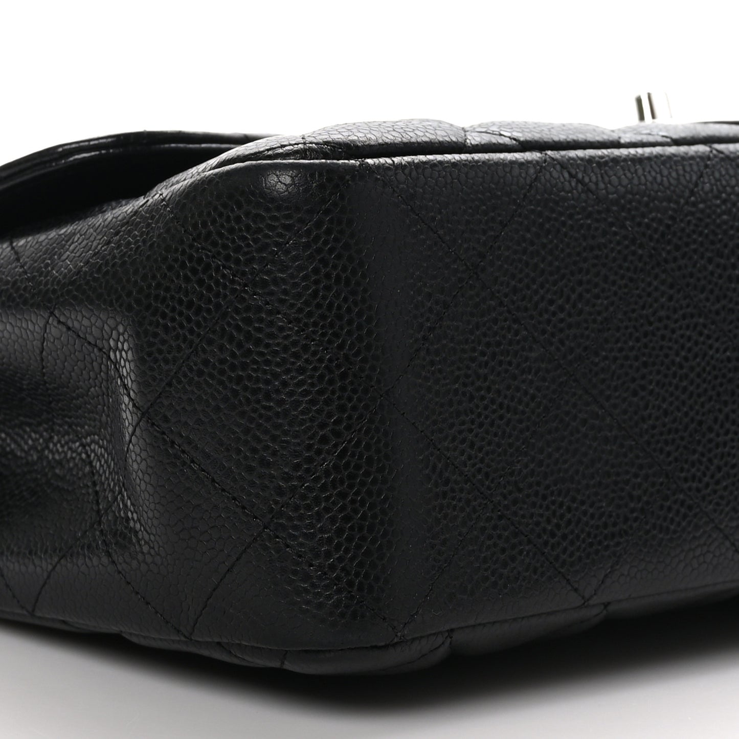 Caviar Quilted Jumbo Single Flap Black