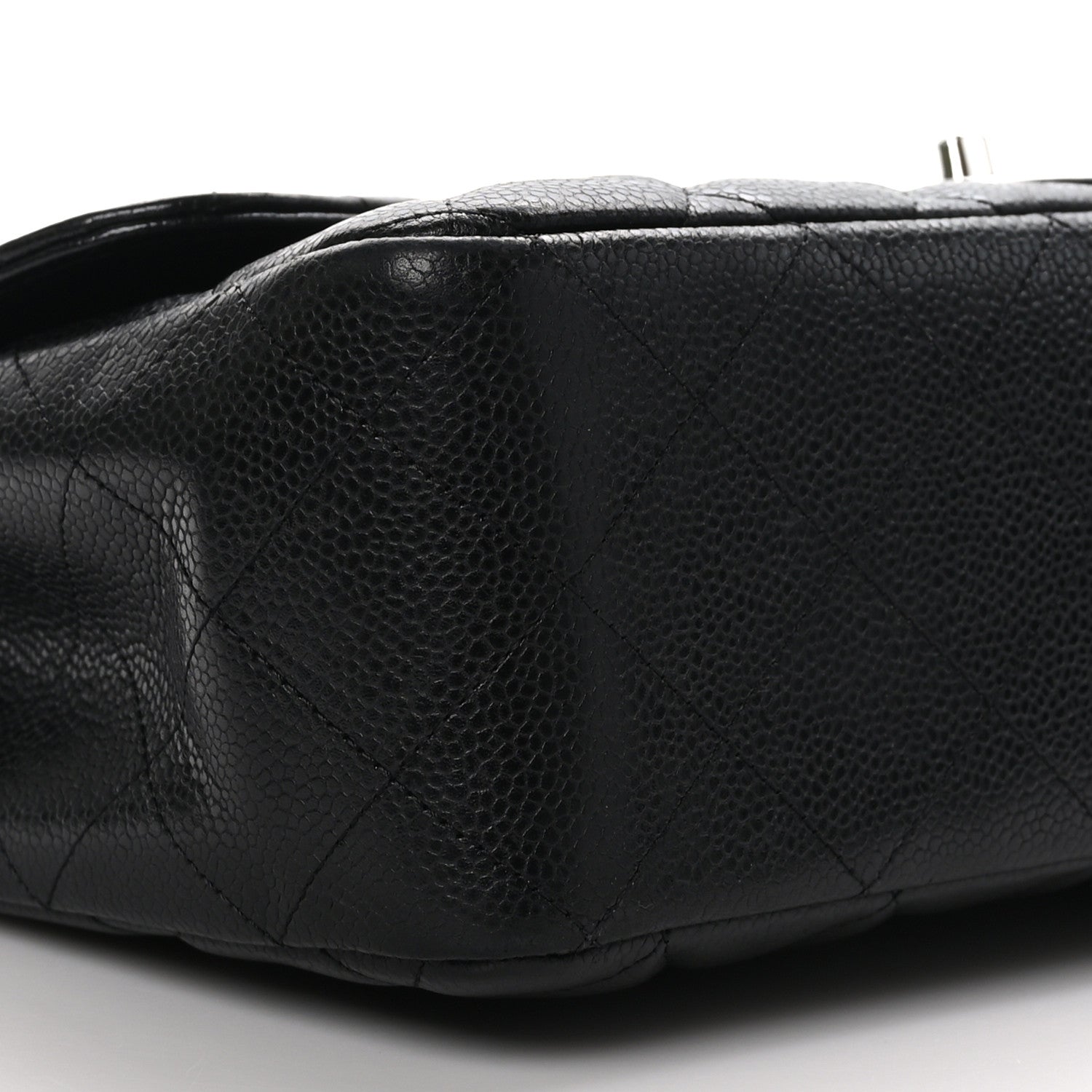 Chanel Caviar Quilted Jumbo Single Flap Black 8 of 10