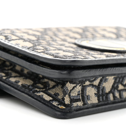 Christian Dior Oblique 30 Montaigne 2-In-1 Pouch Blue 8 of 12