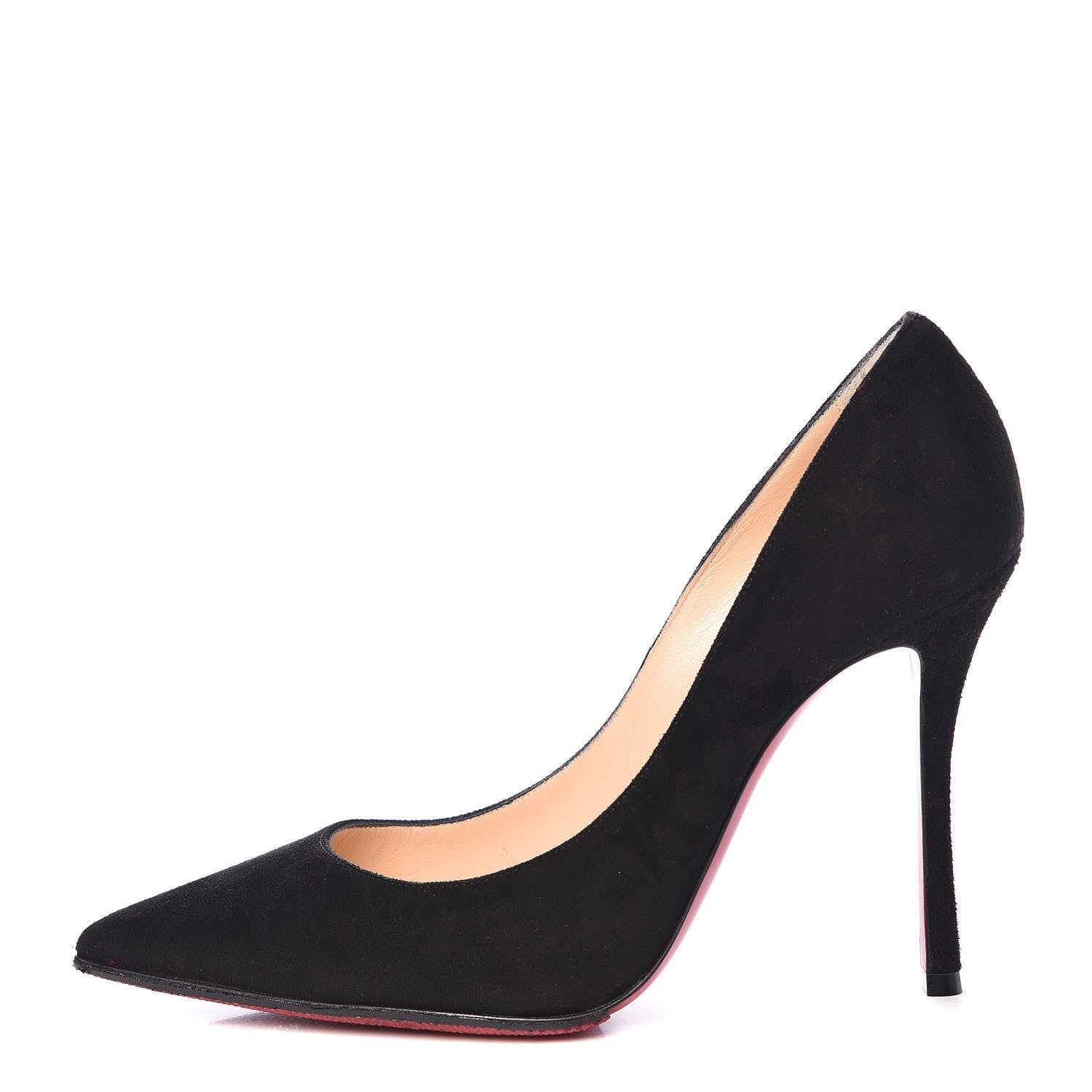 Christian Louboutin Veau Velours Decoltish 100 Pumps 36.5 Black 1 of 16