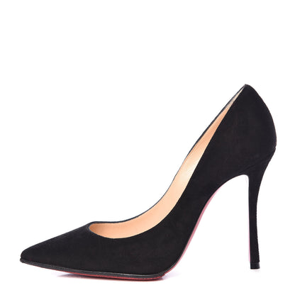 Christian Louboutin Veau Velours Decoltish 100 Pumps 36.5 Black 1 of 16