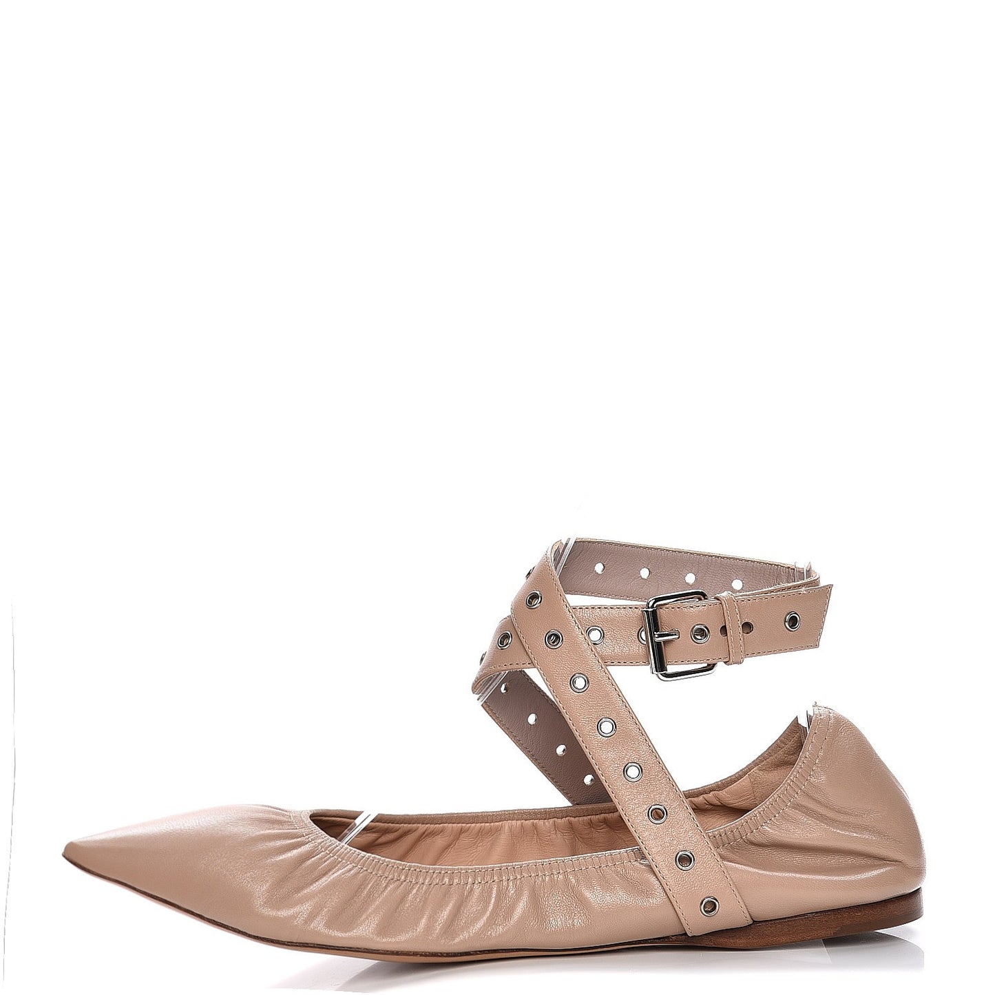 Nappa Love Latch Ballerina Flats 40.5 Poudre