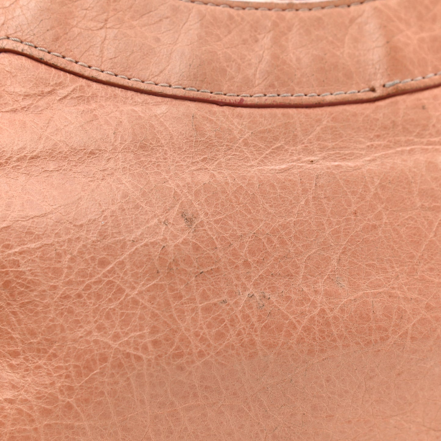 Agneau Giant 12 Silver Hardware Hip Vieux Rose