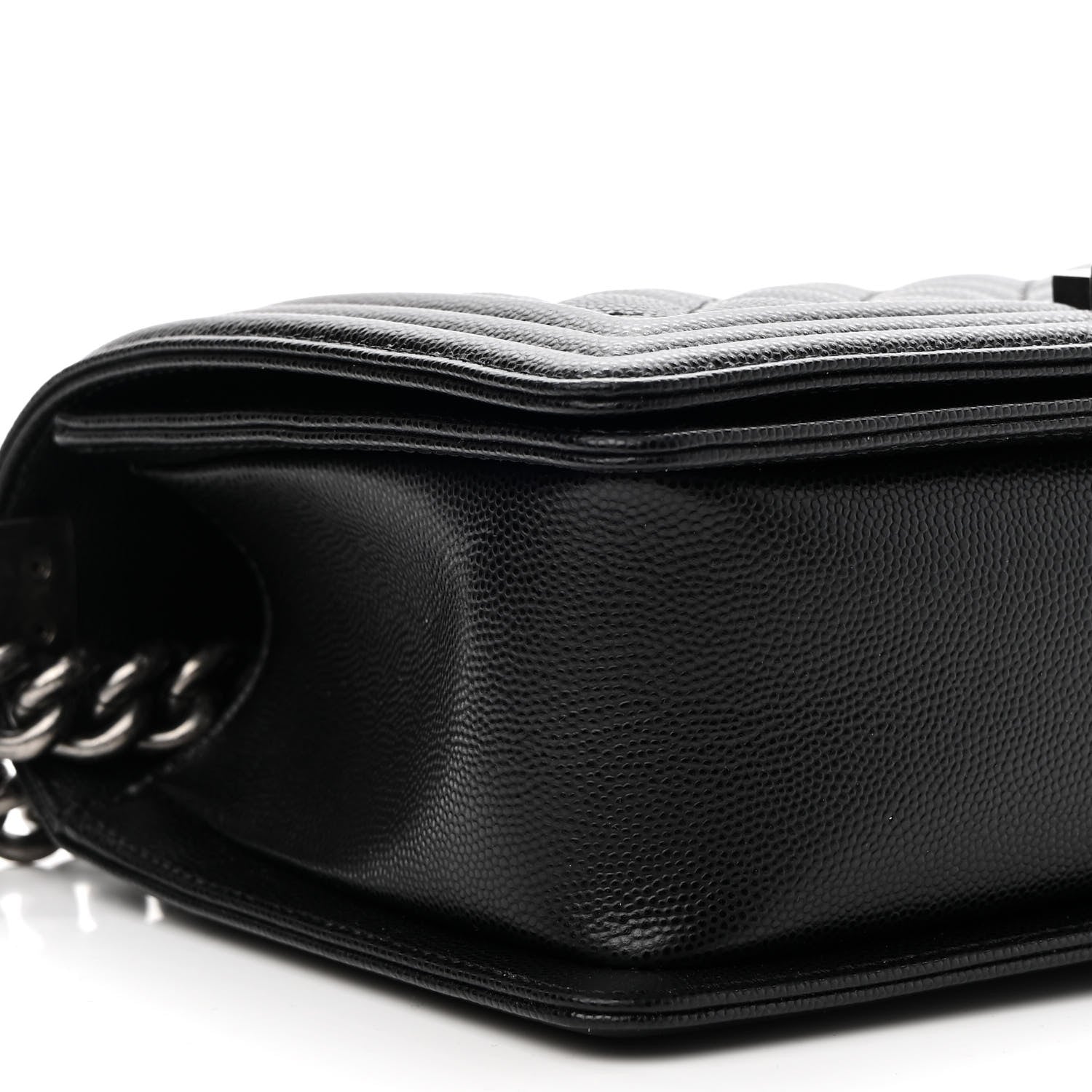 Chanel Caviar Quilted Medium Boy Flap Black 8 of 9