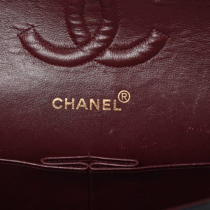 Chanel Lambskin Quilted Medium Double Flap Bag Black 15 of 20