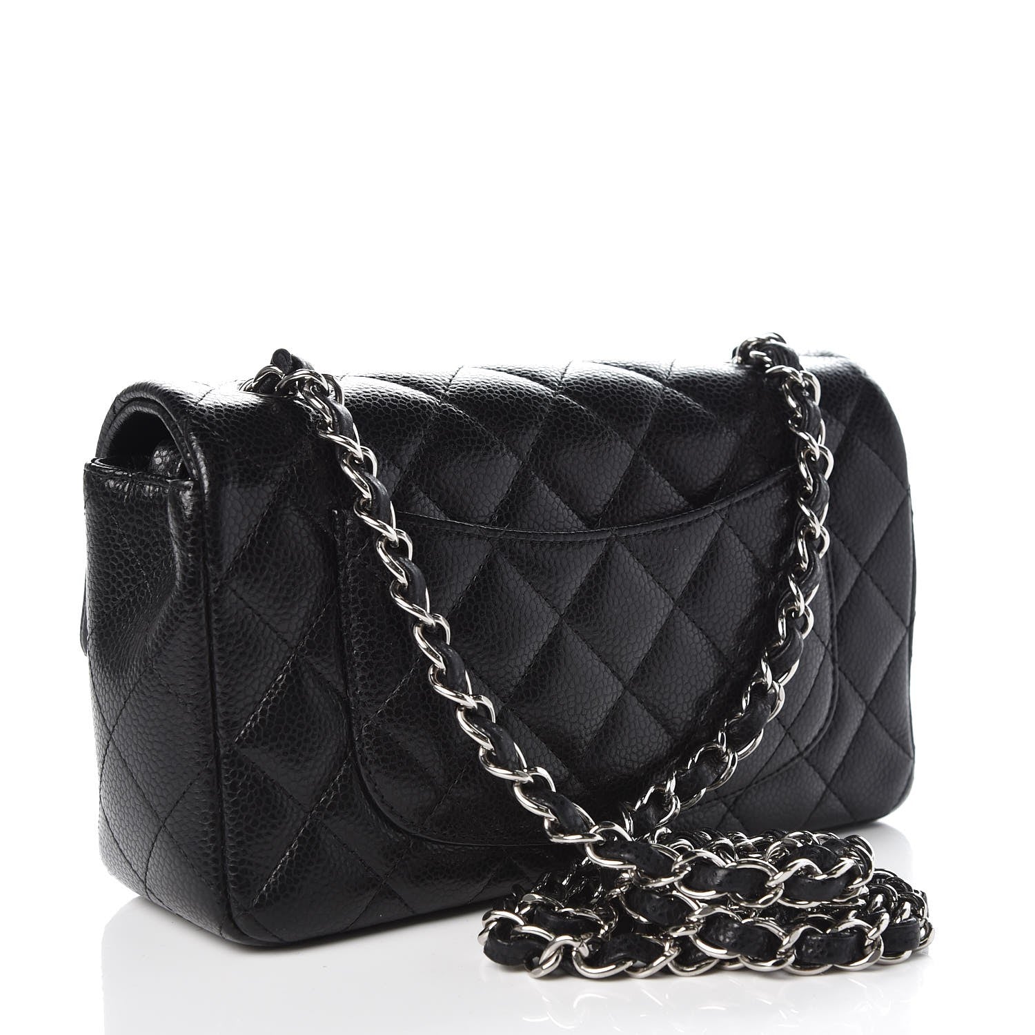 Chanel Caviar Quilted Mini Rectangular Flap Black 3 of 7