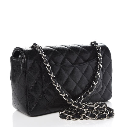 Chanel Caviar Quilted Mini Rectangular Flap Black 3 of 7