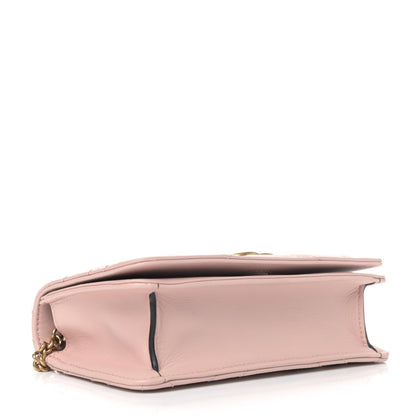 Gucci Calfskin Matelasse GG Marmont Mini Bag Perfect Pink 3 of 4