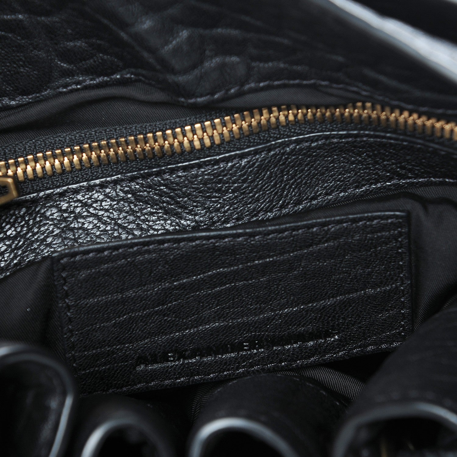 Alexander Wang Pebbled Lambskin Diego Bucket Black Antique Brass Hardware 6 of 8