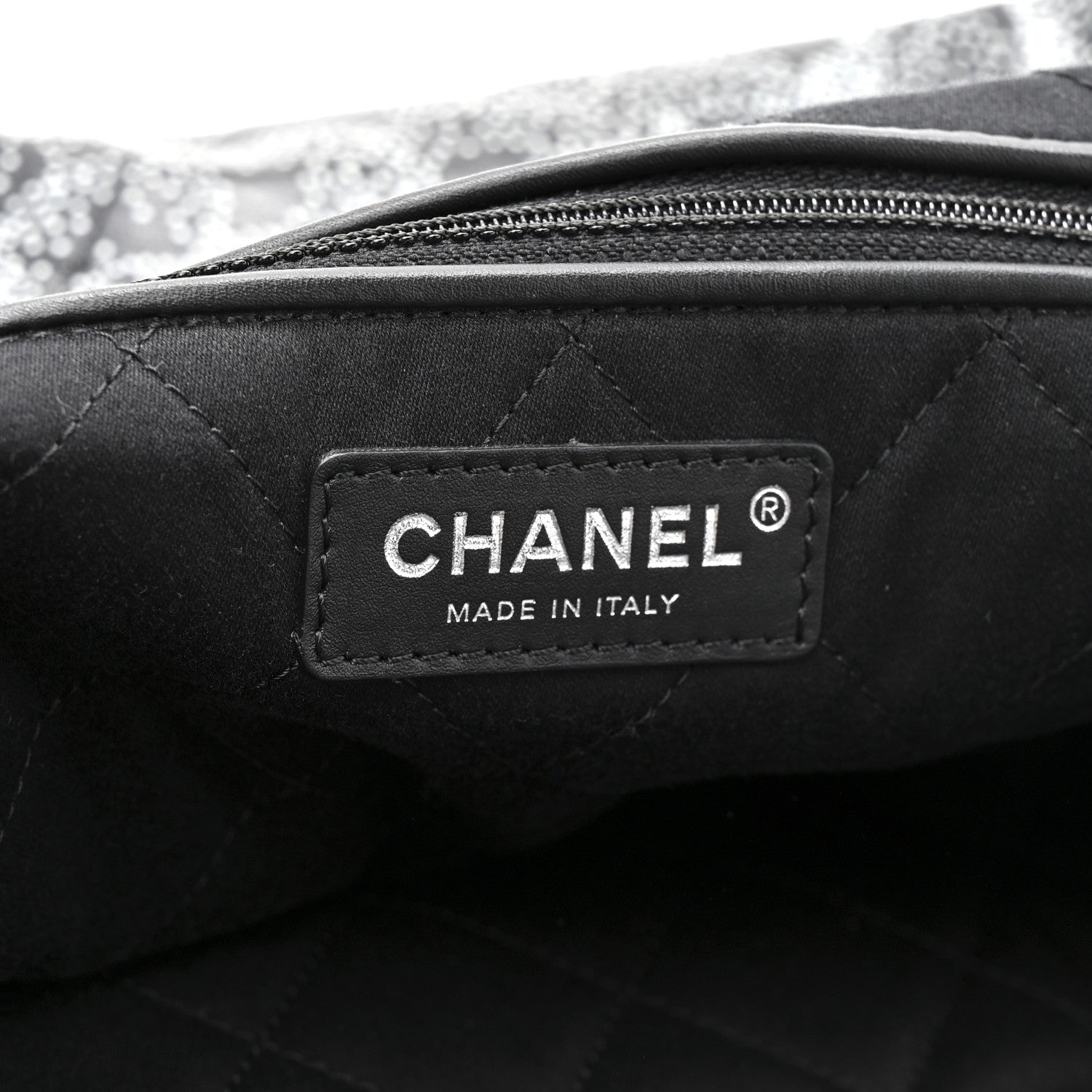 Chanel Printed Calfskin Quilted Chanel 22 Black 6 of 10