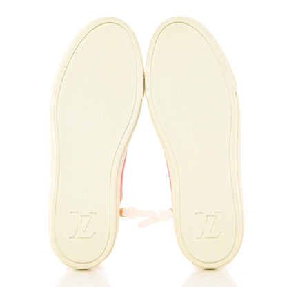 Louis Vuitton Calfskin LV Stellar Sneaker Boots 37 White Framboise 6 of 17