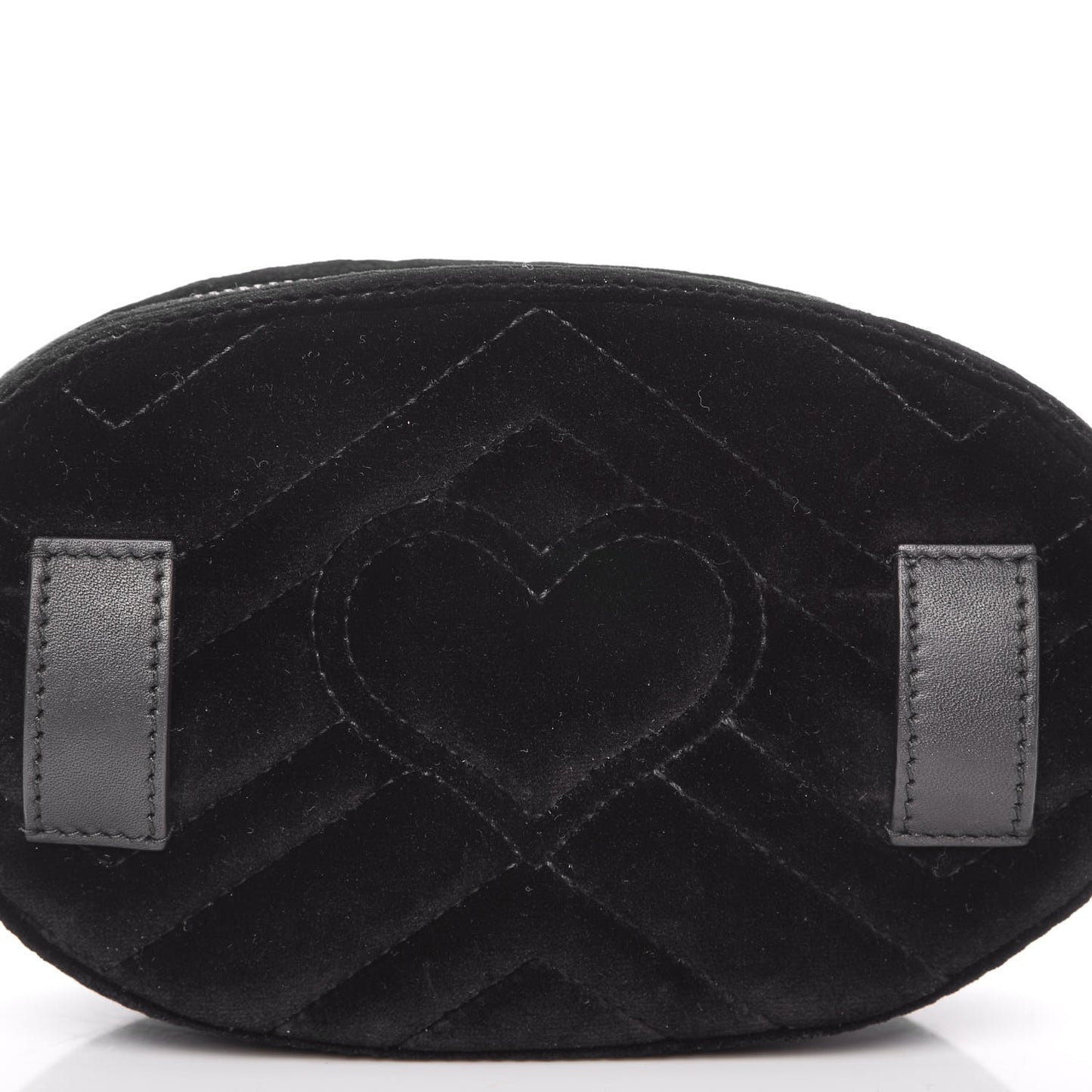 Velvet Matelasse GG Marmont Belt Bag 85 34 Black