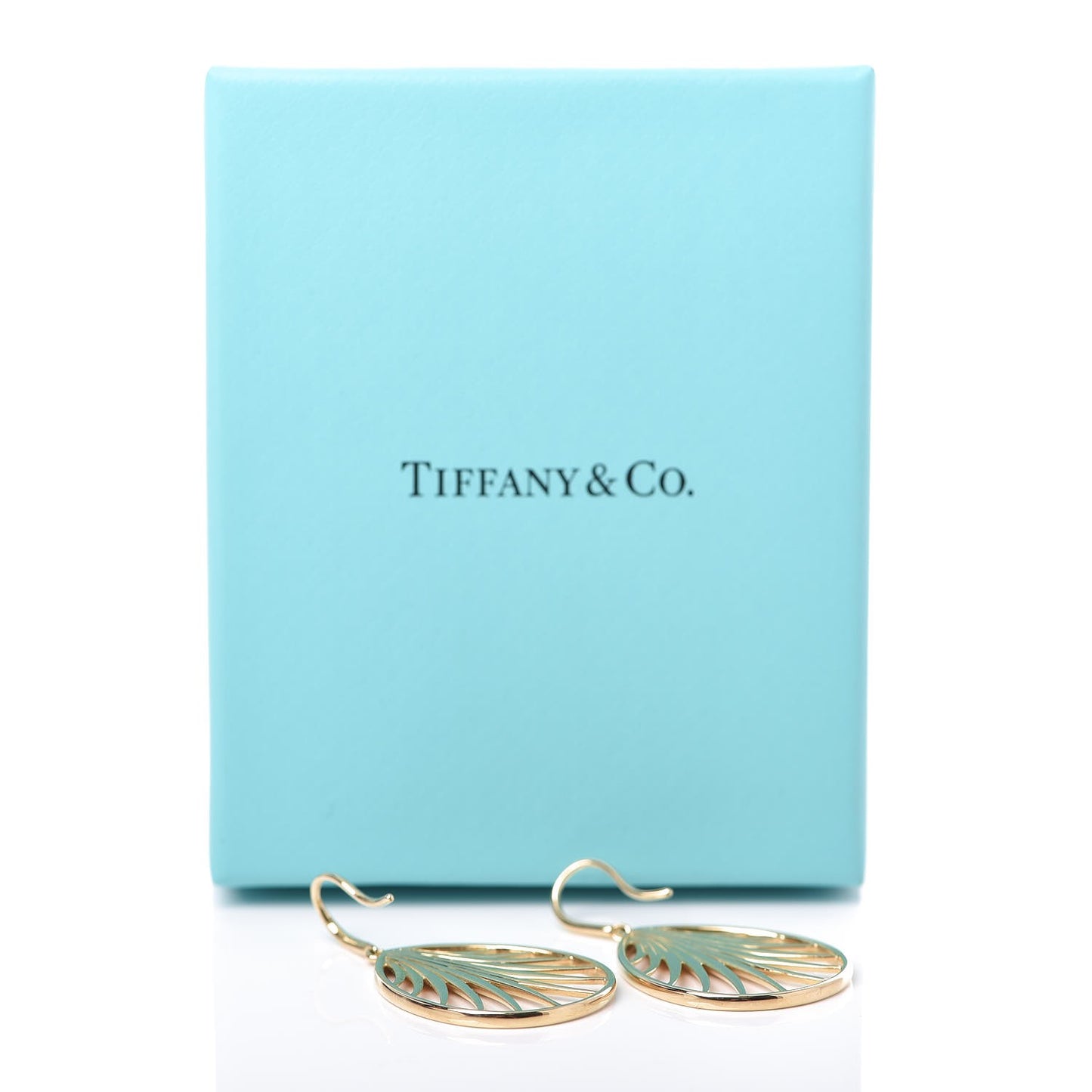 18K Yellow Gold Paloma Picasso Villa Paloma Palm Earrings
