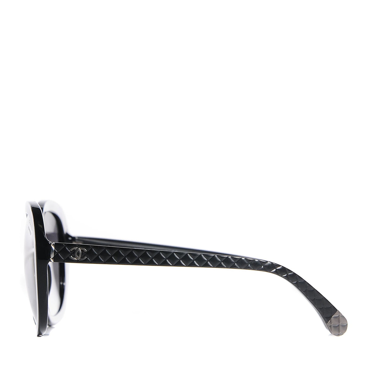 Polarized Quilted CC Sunglasses 5328 Black