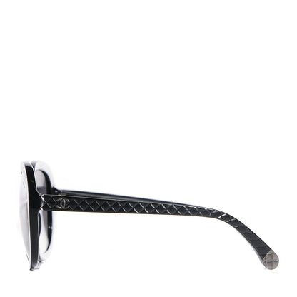 Chanel Polarized Quilted CC Sunglasses 5328 Black 2 of 6
