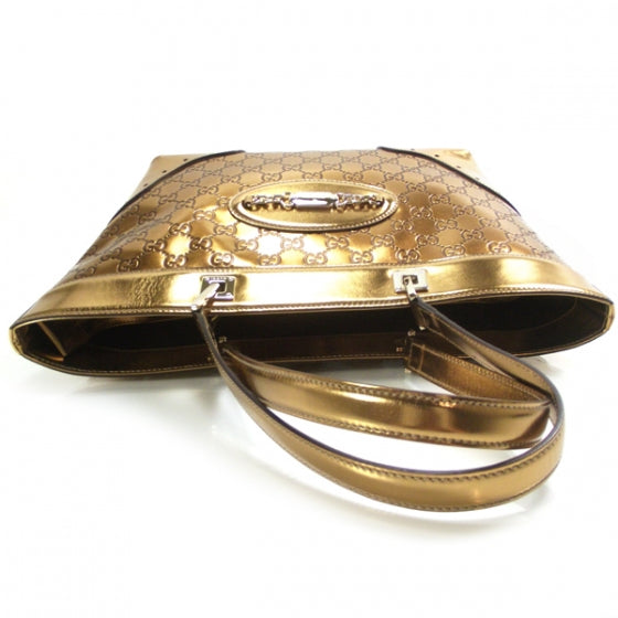 Gucci Guccissima Punch Tote Bronze 5 of 13