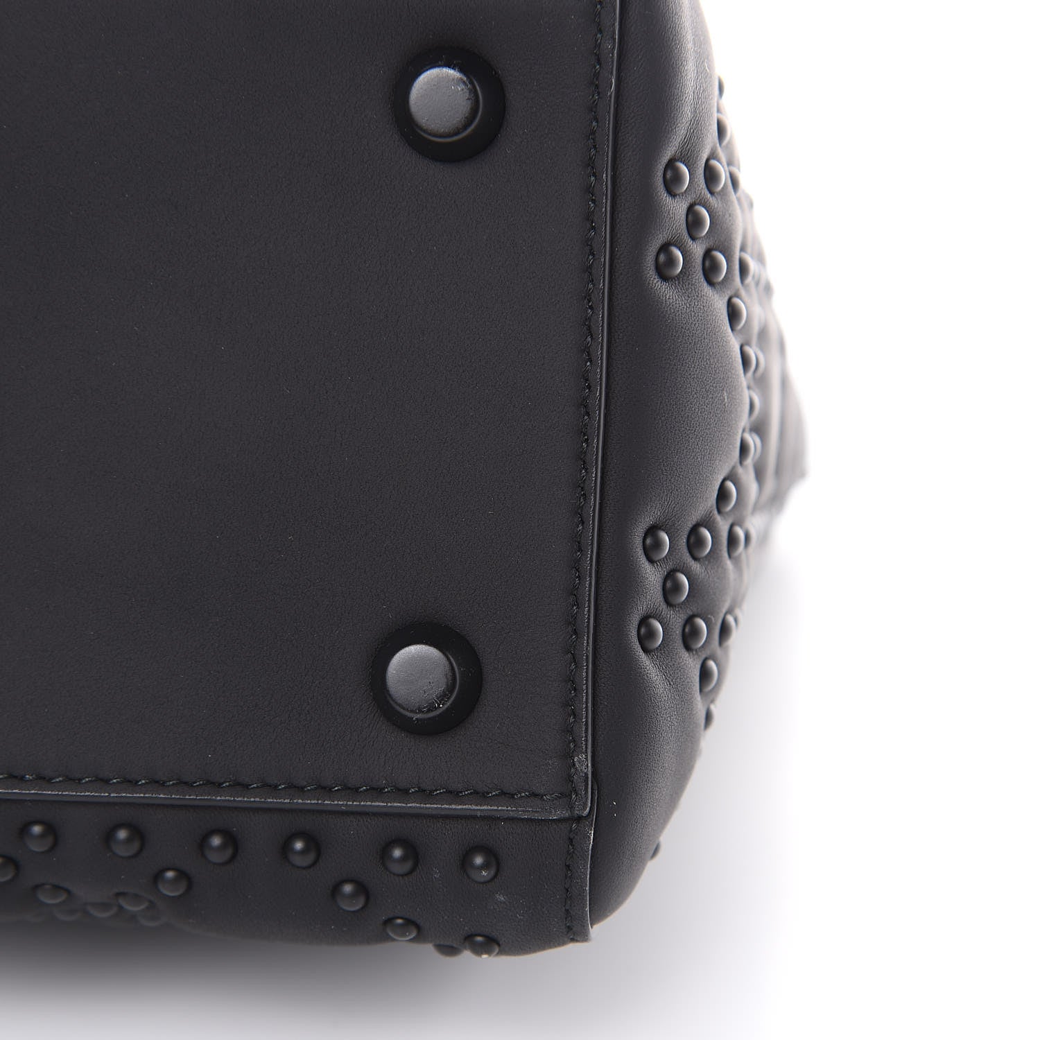 Christian Dior UItra Matte Calfskin Cannage Studded Medium Supple Lady Dior Black 11 of 11