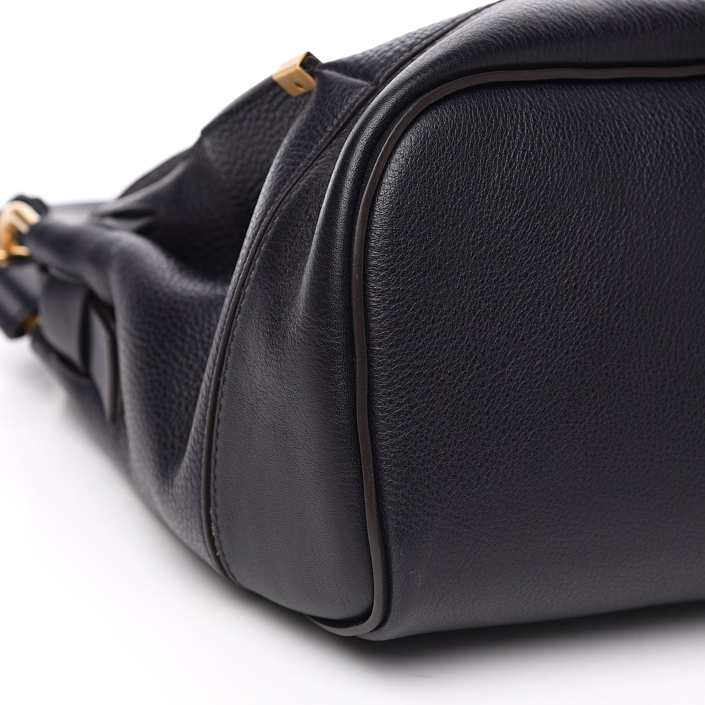 Calfskin Medium Owen Flap Bag Full Blue