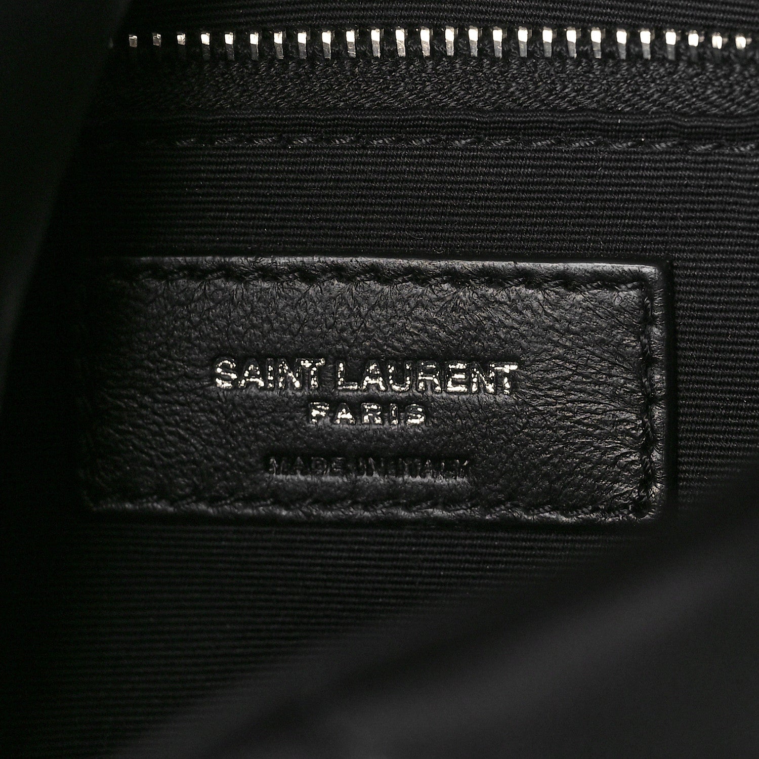 Saint Laurent Lambskin Quilted Small Loulou Puffer Monogram Chain Satchel Black 6 of 10