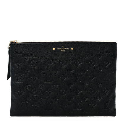 Louis Vuitton Empreinte Daily Pouch Black 1 of 9