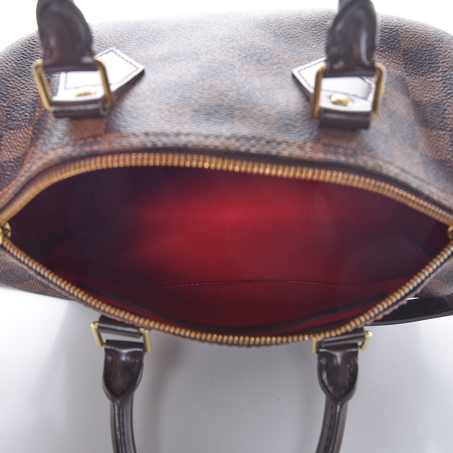 Louis Vuitton Damier Ebene Speedy Bandouliere 25 6 of 9