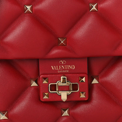 Valentino Garavani Nappa Medium Candystud Top Handle Bag Rosso Valentino 9 of 10